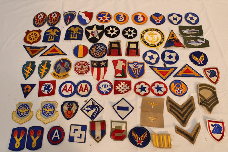 Large Group of Vintage Military Patches (1 of 5)