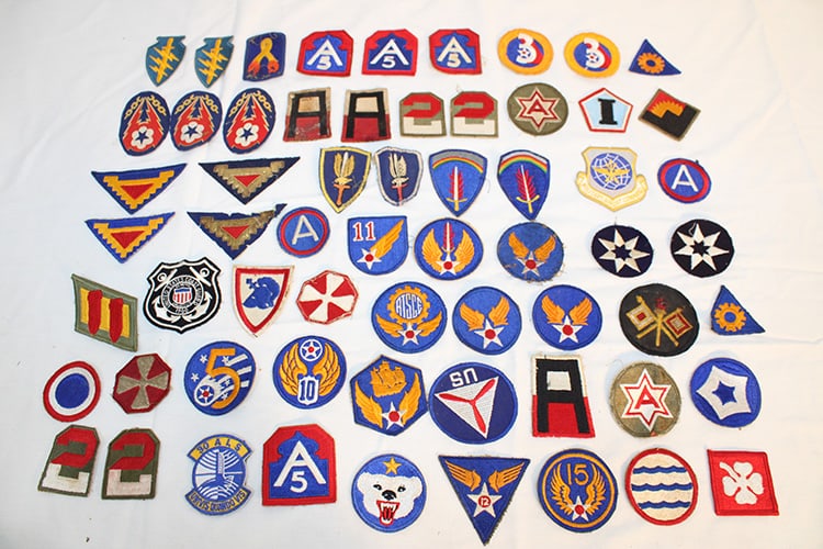 Large Group of Vintage Military Patches (1 of 5)