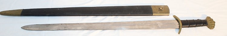 Viking Style Sword & Scabbard (1 of 6)