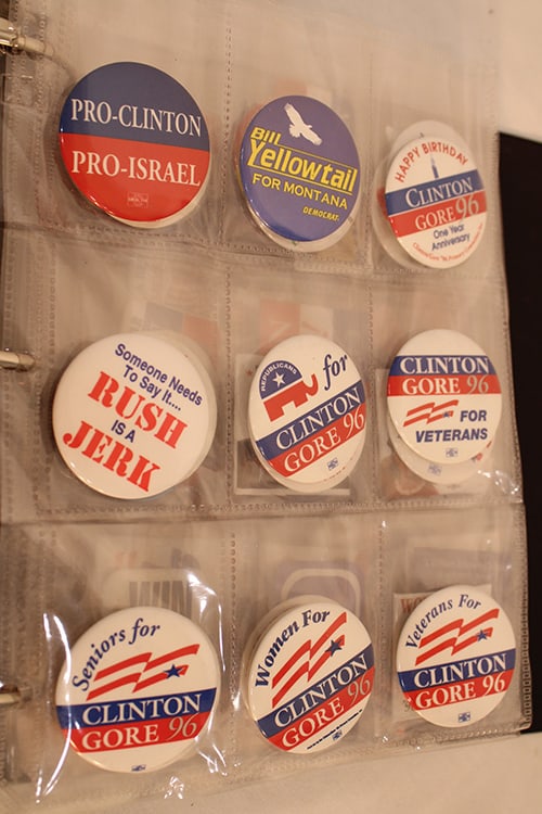 66 Political Buttons of the 1996 Clinton Presidential Run (1 of 9)