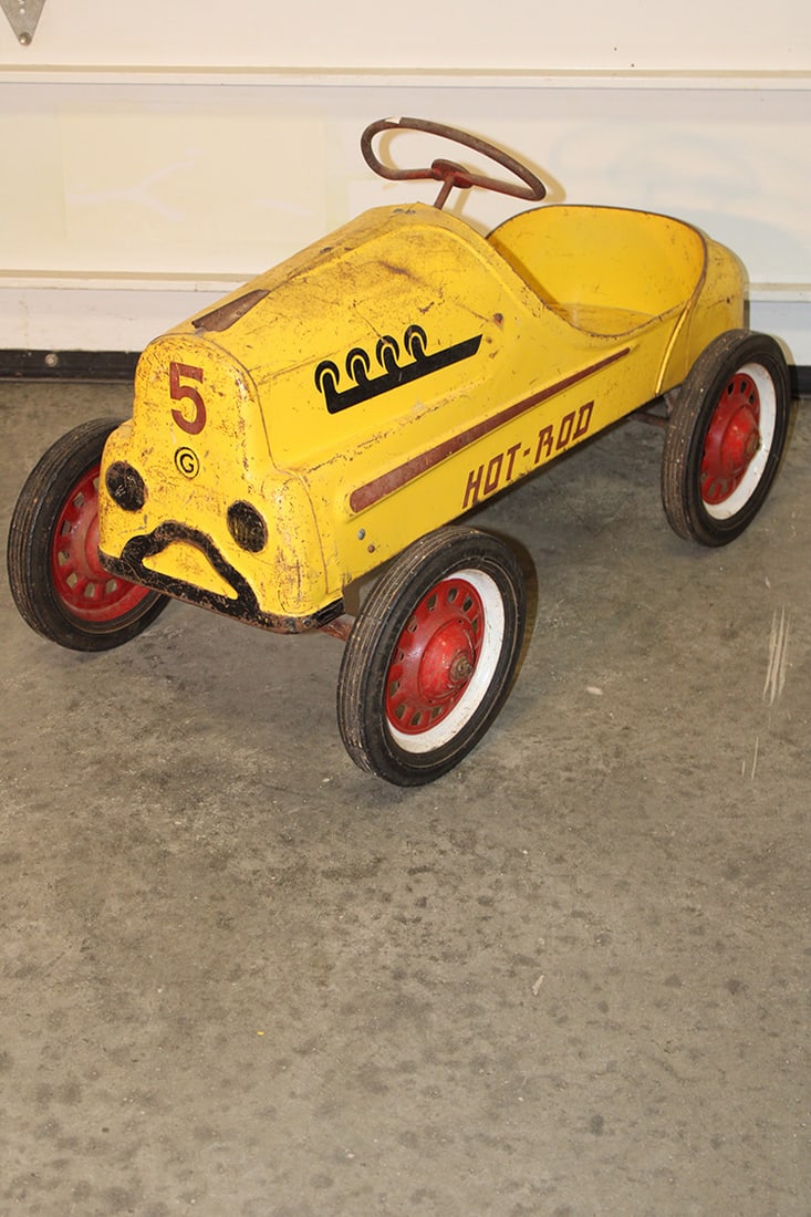 Untouched Original Garton "Hot Rod" Pedal Car (1 of 7)