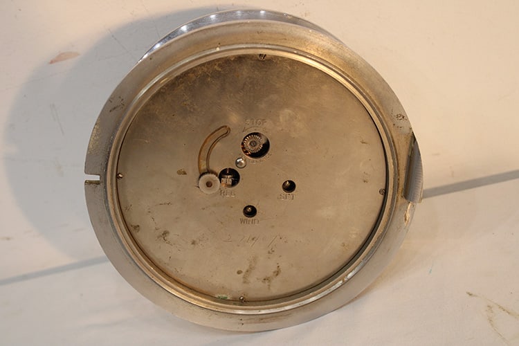 Chelsea U.S. Navy Mark I Deck Clock WWII - 4