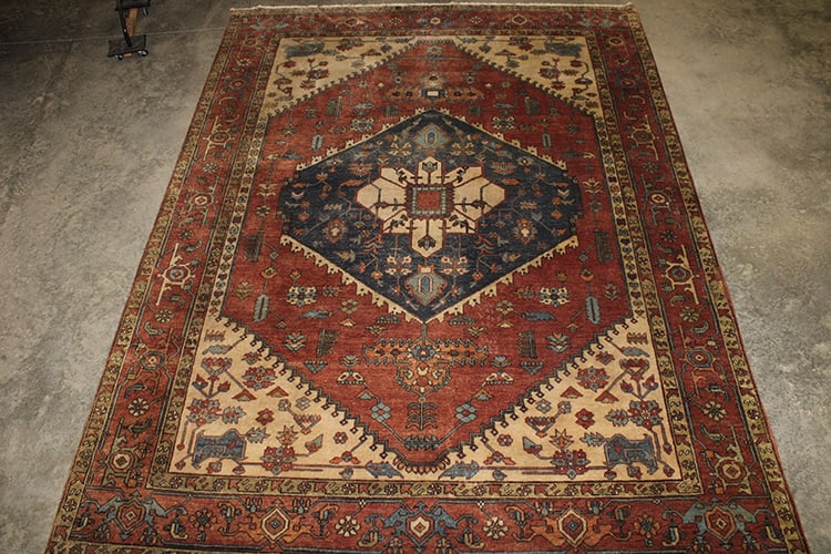 Large Handmade Oriental Rug 9' X 12' (1 of 5)