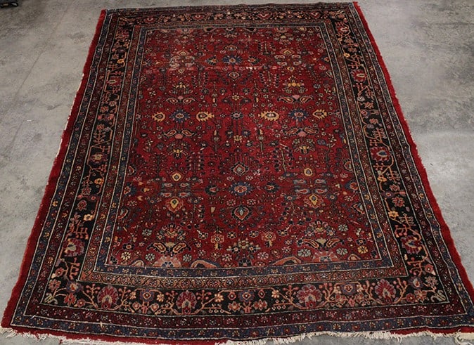 Handmade Room Size Oriental Rug 102" X 132" (1 of 4)