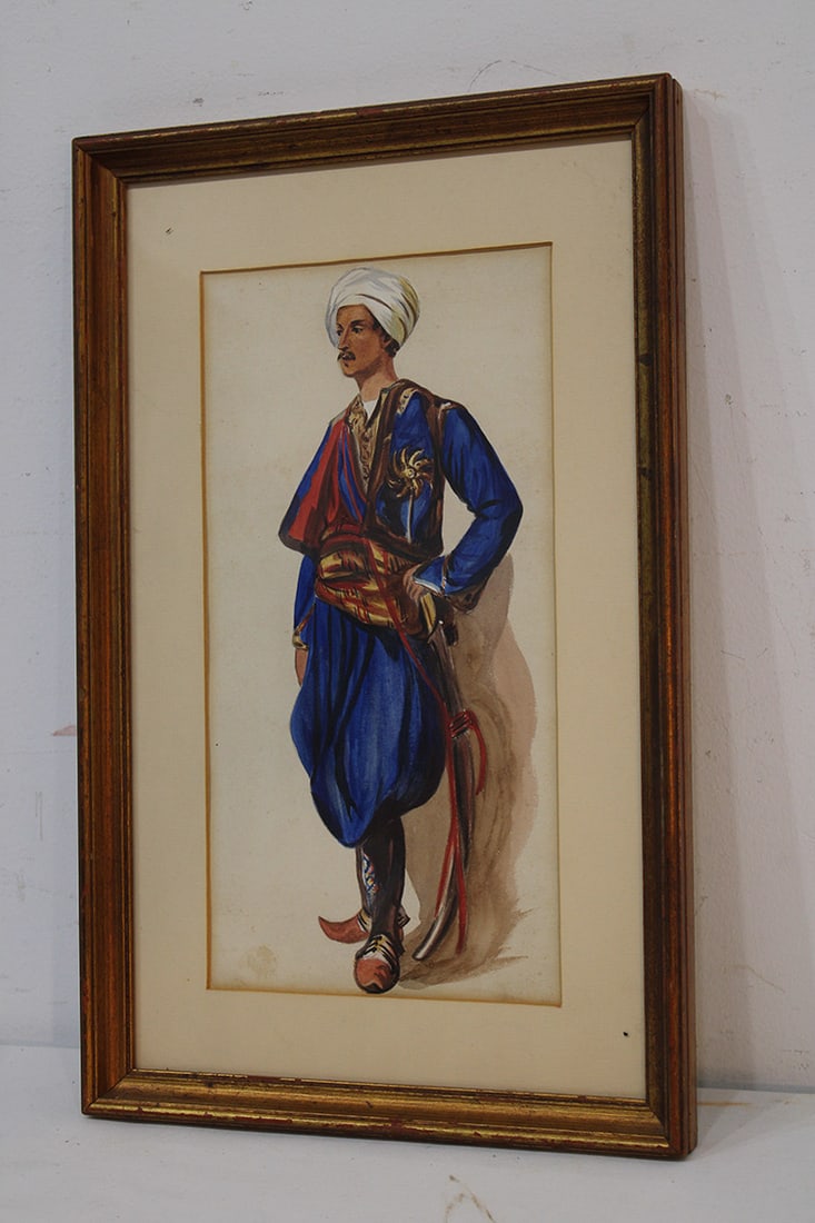 Super Estate Fresh Water Color After Charles Gleyre 1806-1874 (1 of 5)