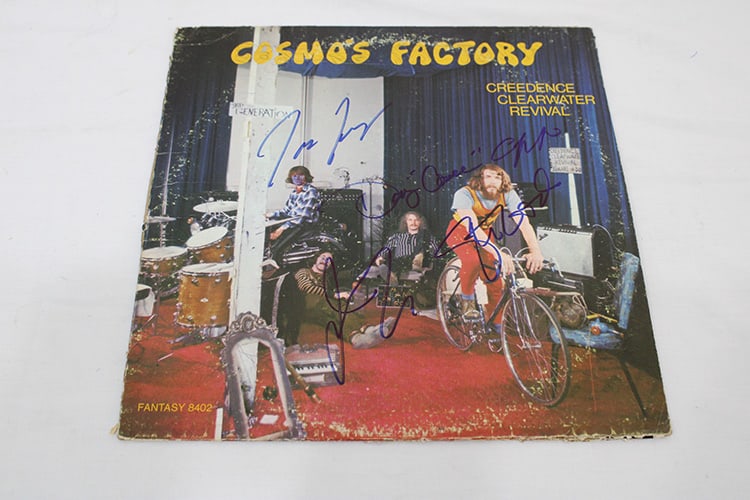 Rare Creedance Clearwater Revival Album Signed by All Members (1 of 9)