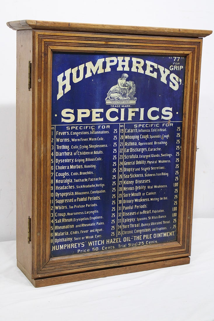 Clean Original Humphrey's Apothecary Cabinet (1 of 4)