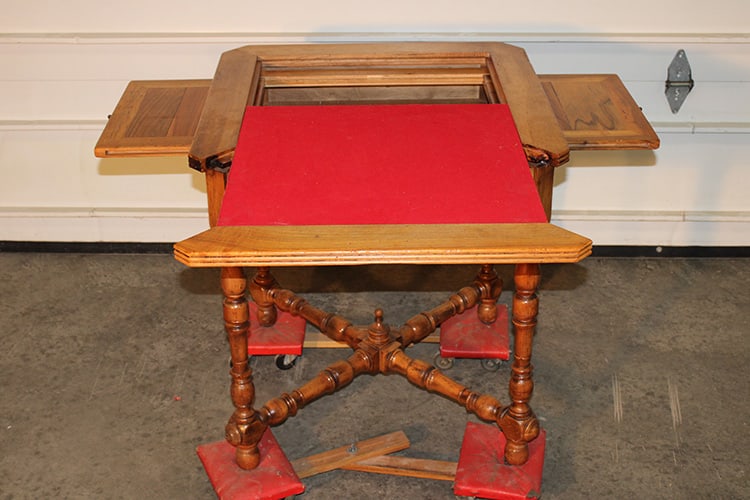 Nice Custom Game Table with Pull-out Top - 2