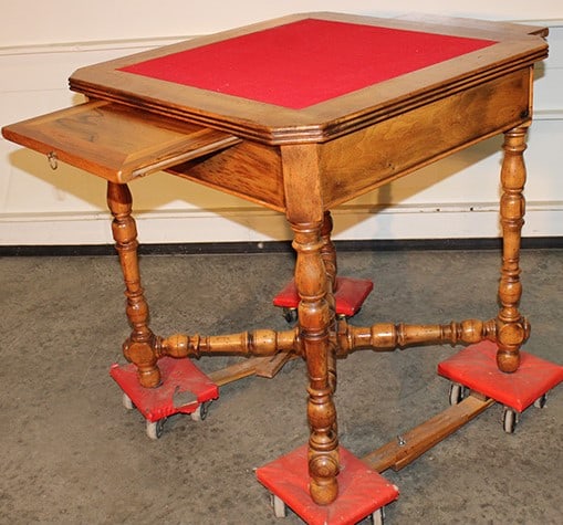Nice Custom Game Table with Pull-out Top - 4