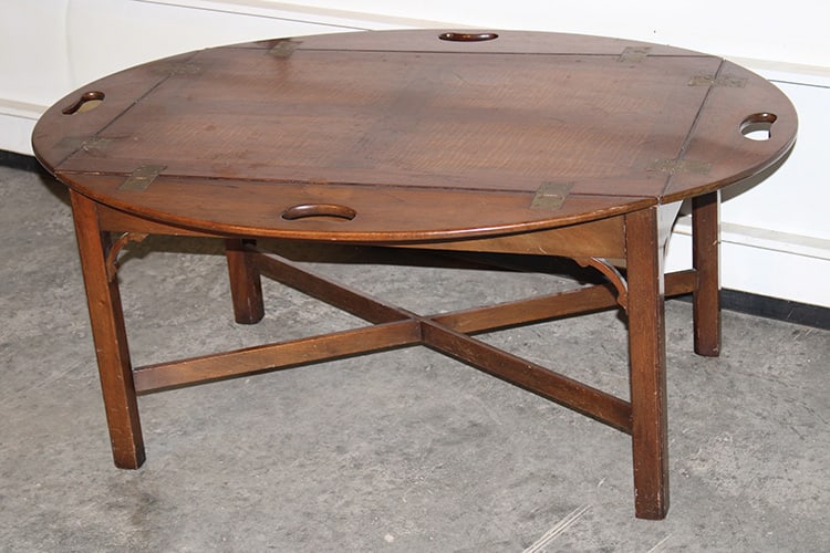 Signed Kittinger 2 Piece Tea or Coffee Table (1 of 6)