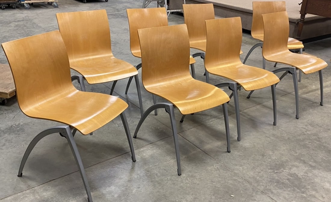 Set Of 8 Chairs Artifort Zeno Chairs Designed By Wolfgang C. R. Mezger (1 of 3)