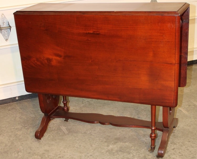 Sweet Narrow Victorian Tuck-A-Way Table (1 of 5)