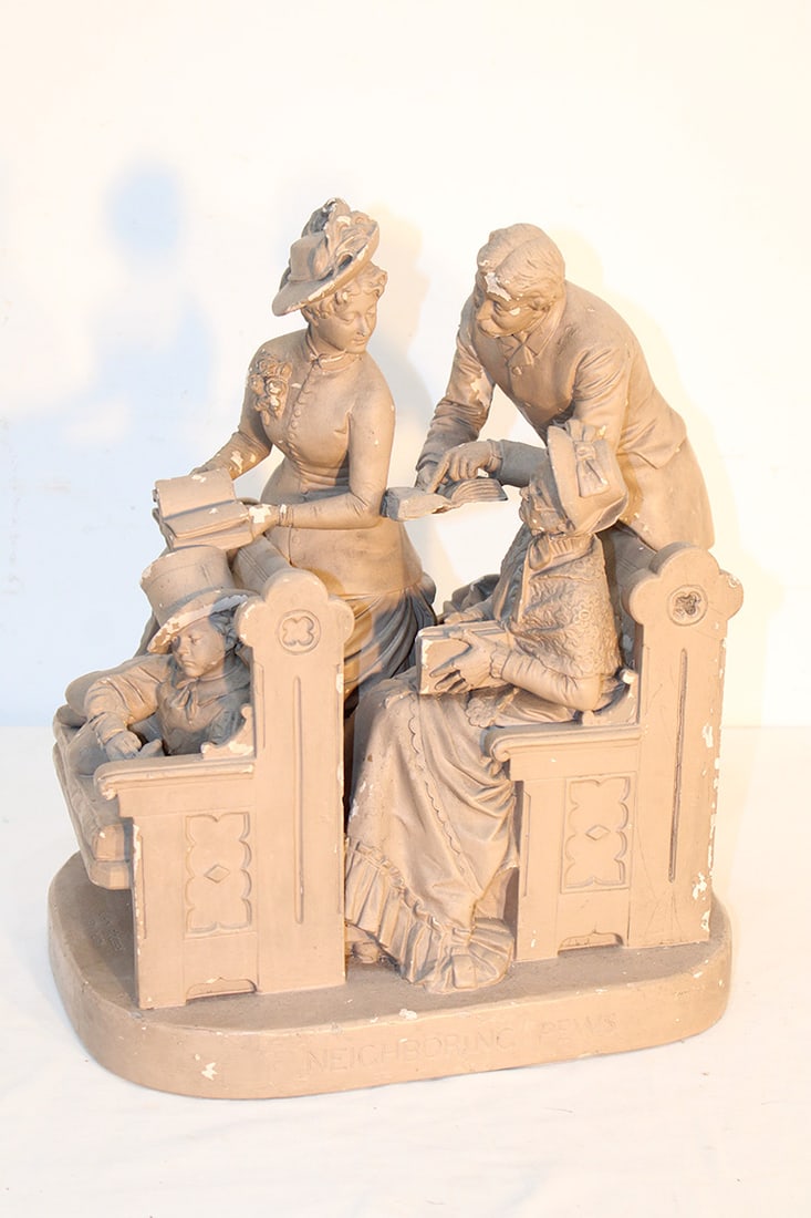 Original John Roger's Group "Neighboring Pew" 1883 (1 of 7)
