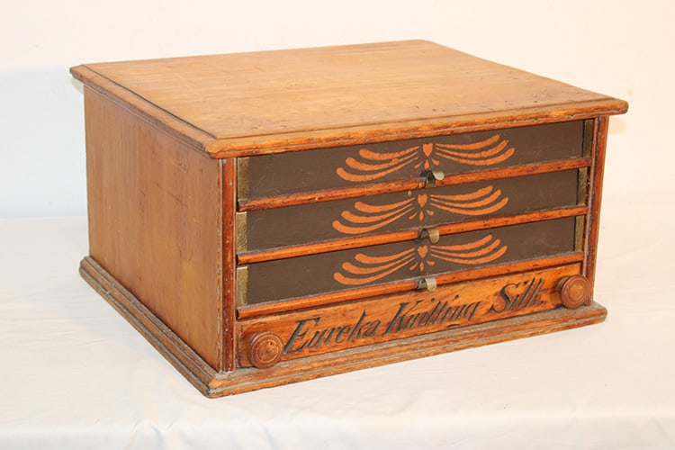 Victorian 4 Drawer Eureka Spool Cabinet (1 of 4)
