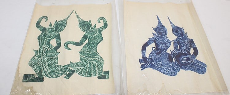 2 Thai Temple Rubbings Estate Fresh (1 of 3)