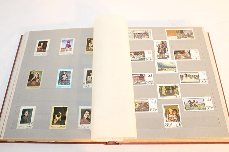 Vintage USSR Stamp Album (1 of 5)