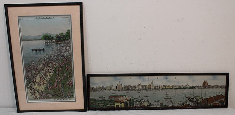 Looks to be 2 Hand Done Chinese Paintings on Silk (1 of 6)