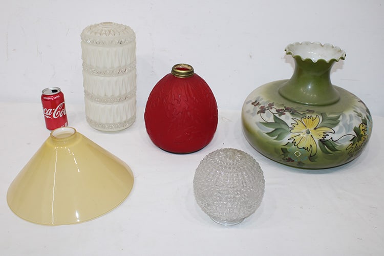 Group of Vintage Lamp Parts (1 of 4)