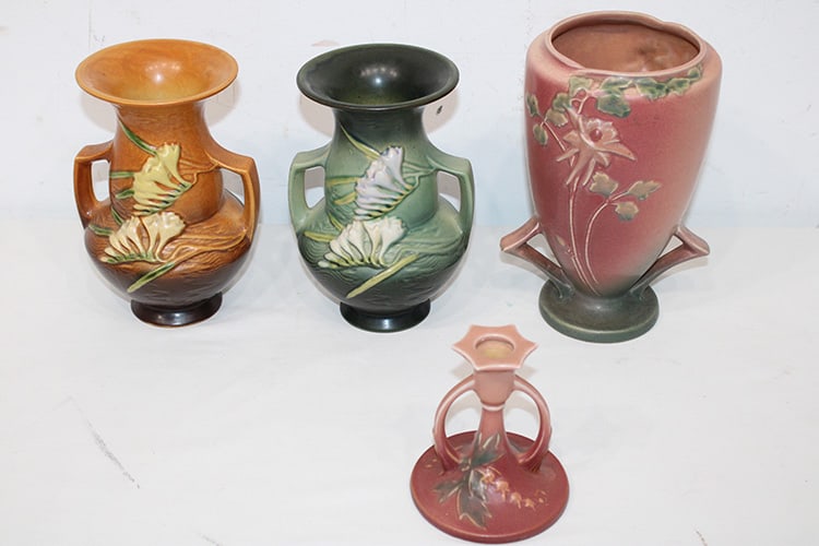 4 Fine pieces of Roseville Pottery (1 of 6)