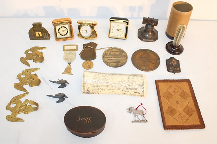 Large Group of Advertising, Travel Clocks, & Neat Things (1 of 5)
