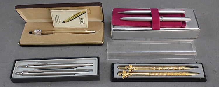 Group of Pen Sets Including Cross, Sheaffer (1 of 4)