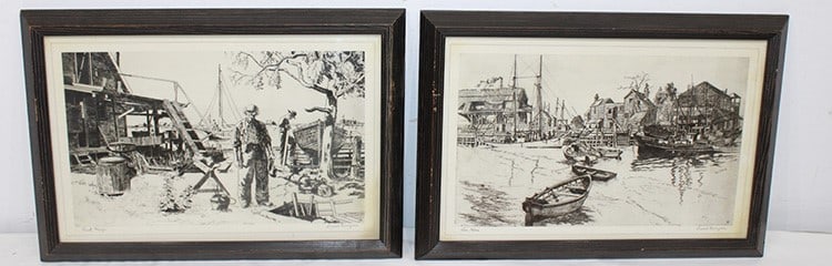2 Leonel Barrymore Prints/Etchings (1 of 5)