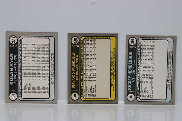 1981 Fleer Baseball Cards - 3