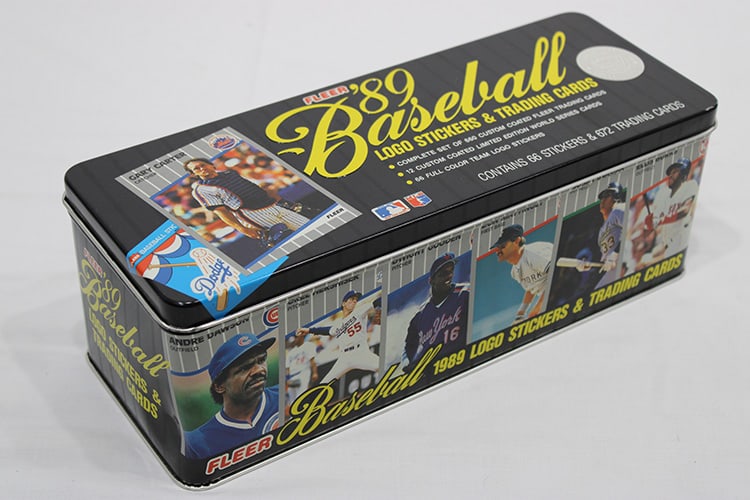 1989 Fleer Baseball Cards: 1989 Fleer Glossy Baseball Complete Tin Set.