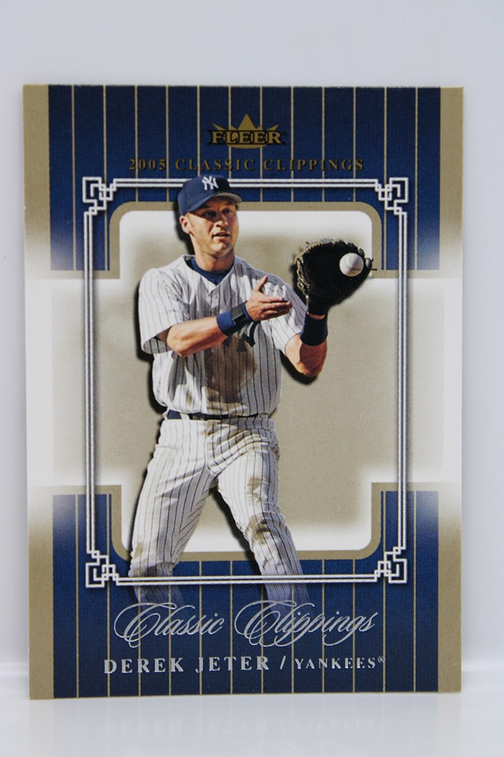 2005 Fleer Baseball Cards: 2005 Fleer Classic Clippings full set (76-105 "Legends numbered out of 999), plus inserts (Press Clippings, Official Box Score, Cut of History- Single Jersey)