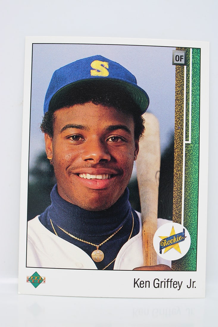 1989 Upper Deck Baseball Cards: 1989 Upper Deck Collectors Choice complete set. Like new condition in original box. Includes Ken Griffey Jr. & Randy Johnson rookie cards.
