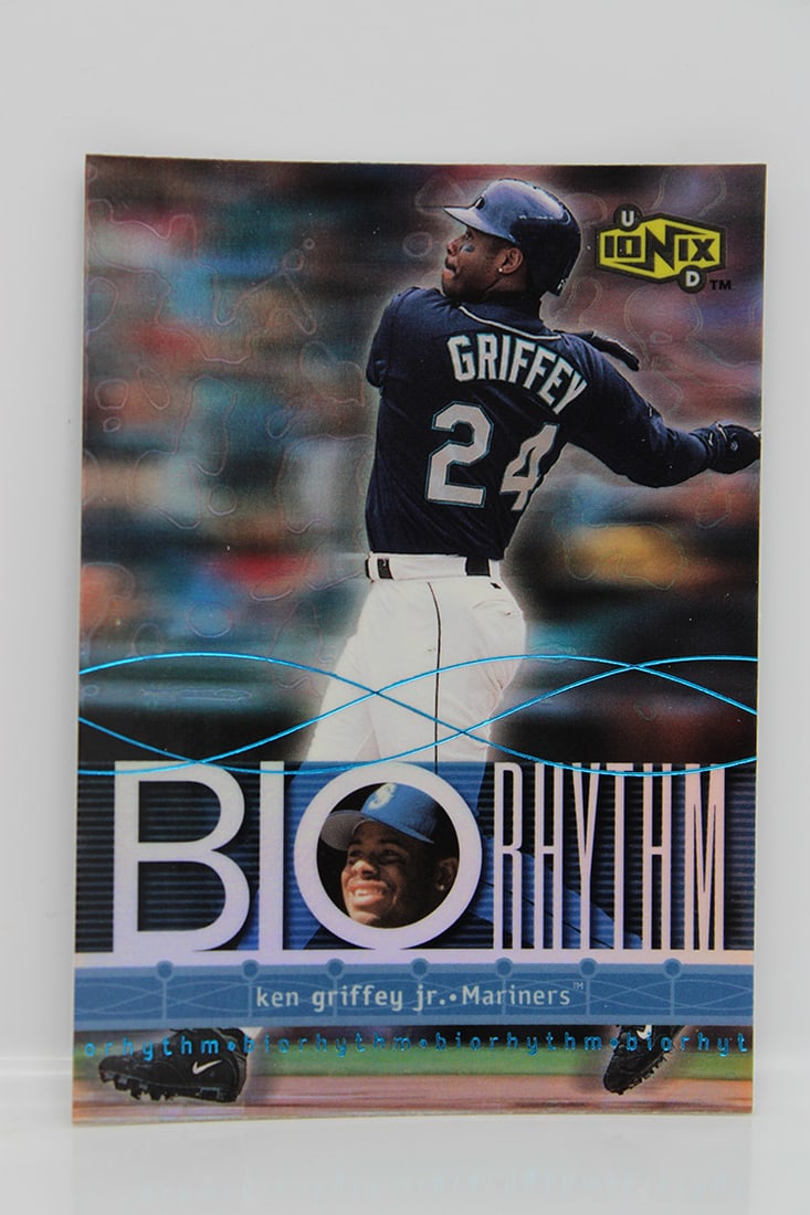 2000 Upper Deck Baseball Cards: 2000 Upper Deck Ionix complete set 1-90 plus inserts (Shockwave, Atomic, Biorhythm - All complete).