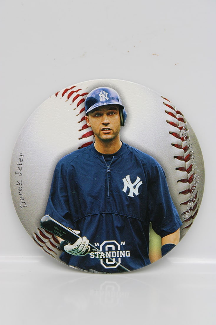 2003 Upper Deck Baseball Cards: 2003 Upper Deck Standing O complete set (missing 102, 109) plus complete set of Die Cut Disk Parallels. 2003 Upper Deck 40 Man 1-737.