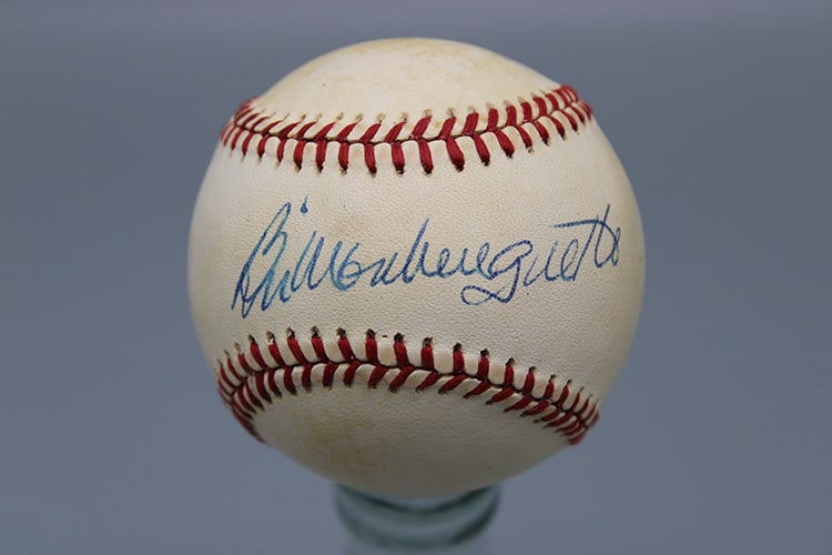 Dick Radatz & Bill Monbouquette Signed Baseballs: Dick Radatz & Bill Monbouquette signed baseballs from a Schenectady collector's estate.