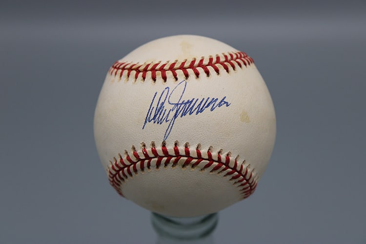 Don Zimmer & Johnny Podres Signed Baseballs: Don Zimmer & Johnny Podres signed baseballs from a Schenectady collector's estate.