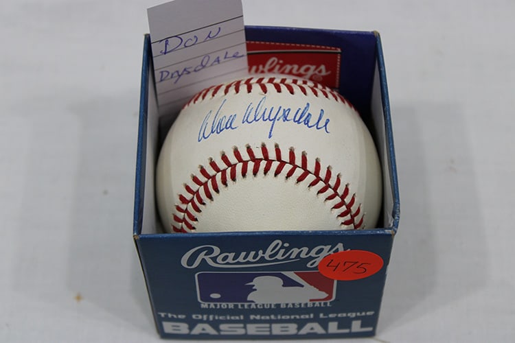 Don Drysdale Signed Baseball - 2