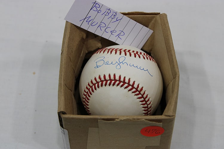 Bobby Mercer Signed Baseball - 2