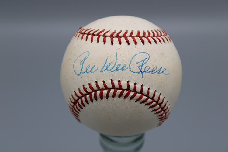 Pee Wee Reese Signed Baseball (1 of 2)