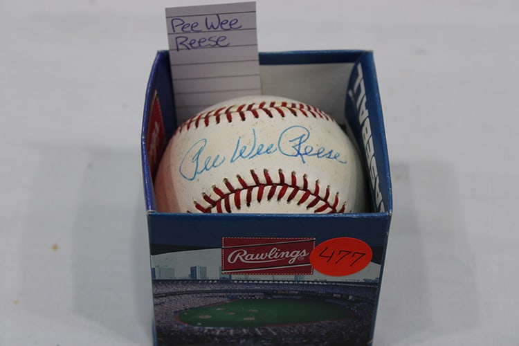 Pee Wee Reese Signed Baseball - 2