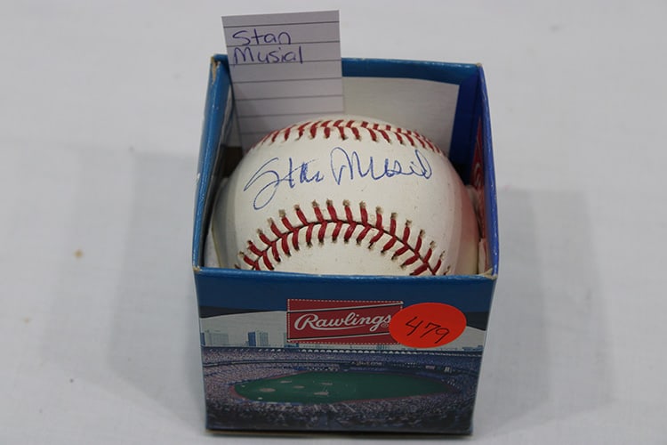 Stan Musial Signed Baseball - 2