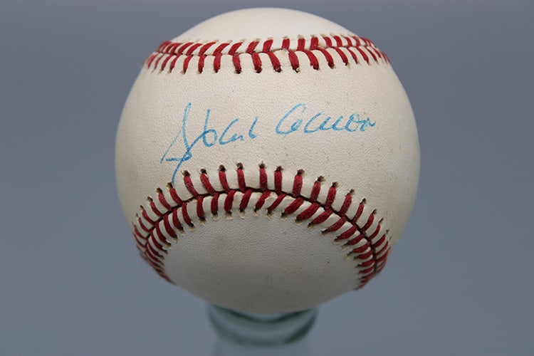 Hank Aaron Signed Baseball (1 of 2)