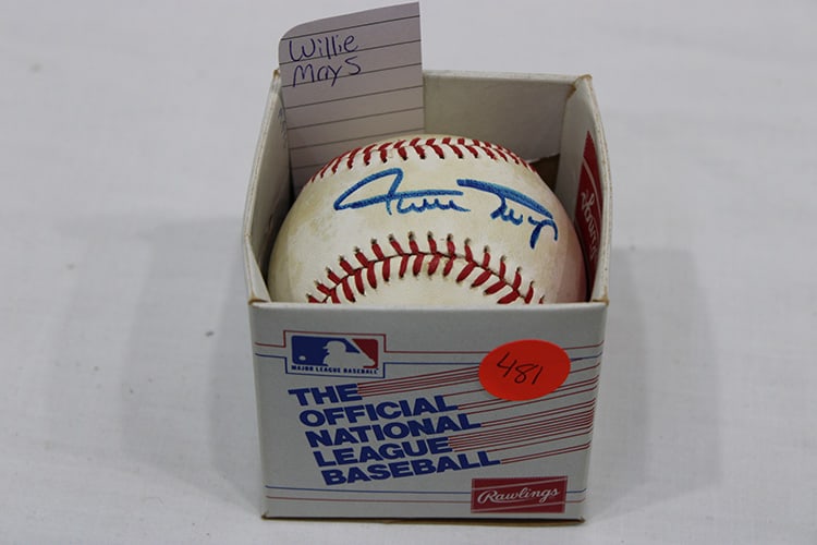 Willie Mays Signed Baseball - 2