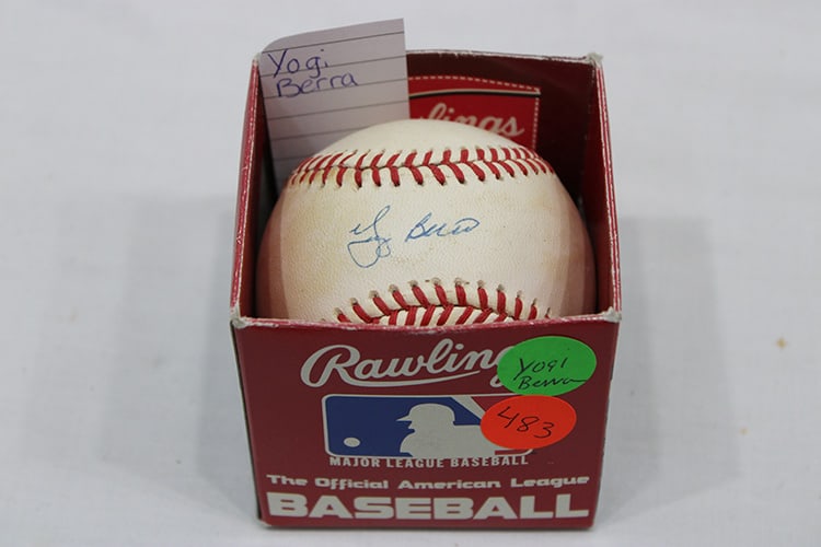 Yogi Berra Signed Baseball - 2