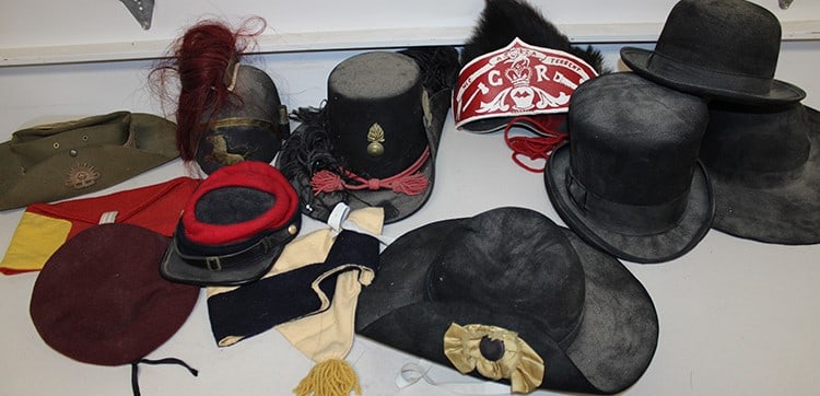 Group of Vintage Hats, Some Military (1 of 9)