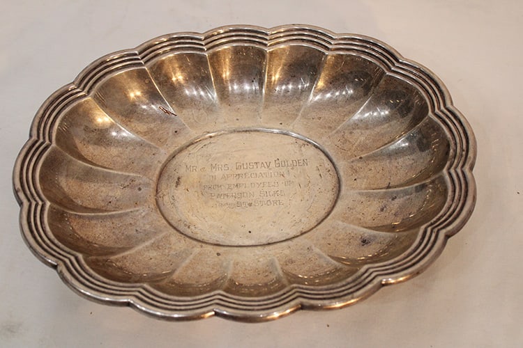 Large 13" Sterling Presentation Bowl By Gorham 24.5 Ozt (1 of 3)