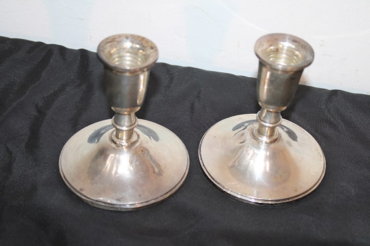 10 Sterling Silver Candlesticks - 2