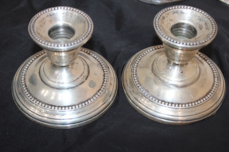 10 Sterling Silver Candlesticks - 4