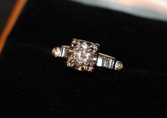 Fine Diamond Engagement Ring Over 1/2 Carat Center Stone ($2950 Appraisal) (1 of 8)