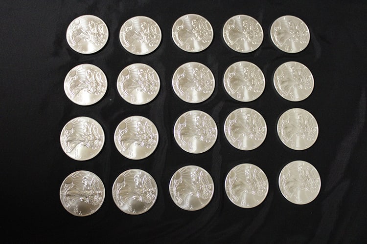 20 Uncirculated Silver American Eagle (2014) (1 of 6)