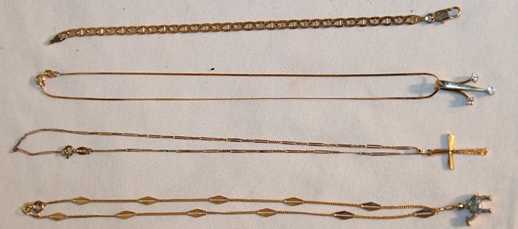 Group Of 14K Necklaces And Bracelets 10.4 Dwt (1 of 4)