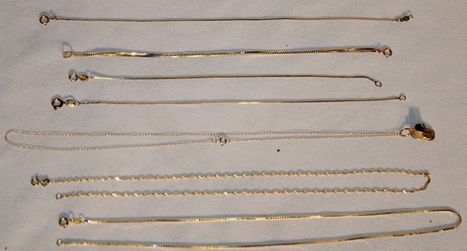 Group Of 14K Necklaces And Bracelets 6.4 Dwt (1 of 5)
